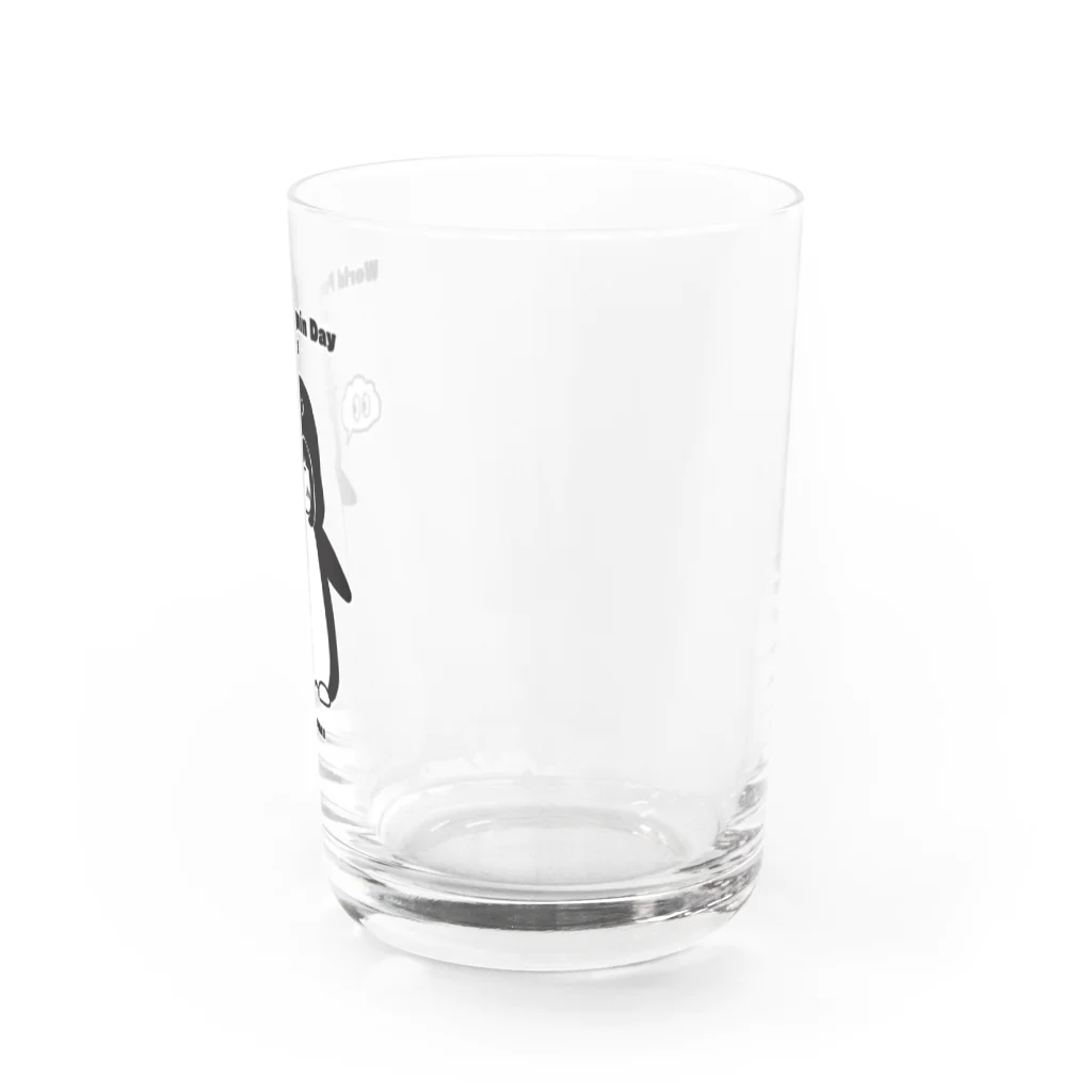 MUSUMEKAWAIIの0425「World Penguin Day」 Water Glass :right