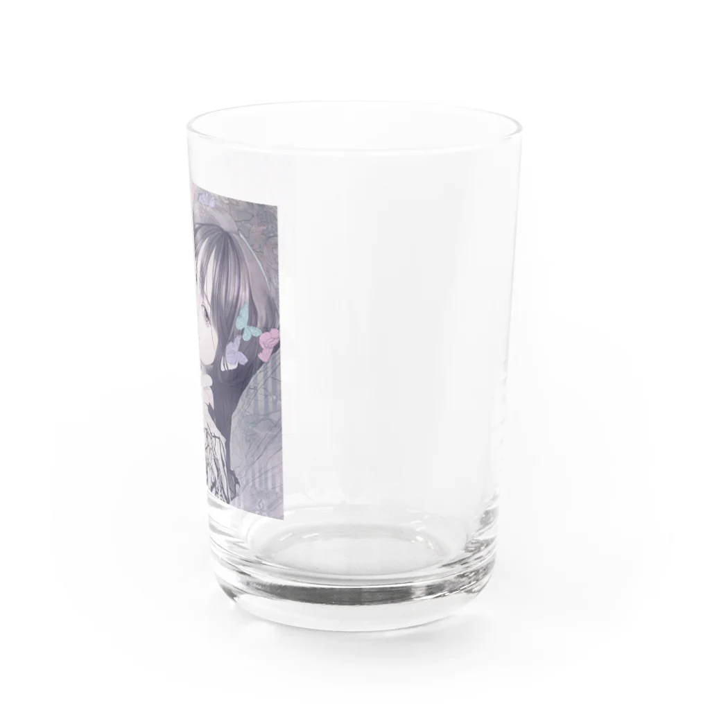 堀部桃寧の蝶 Water Glass :right