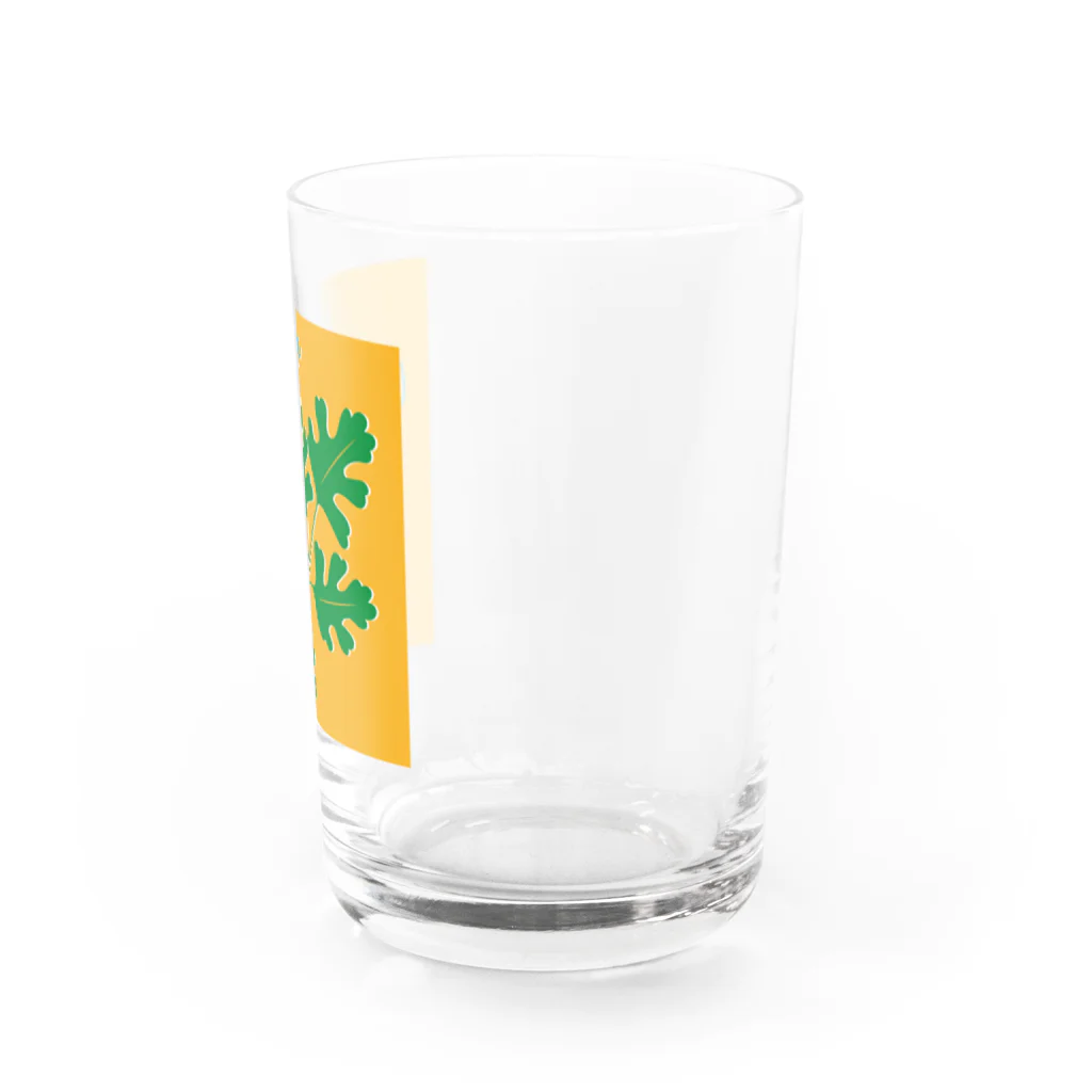 Yogi‘s  Graphicsのコリアンダー Water Glass :right