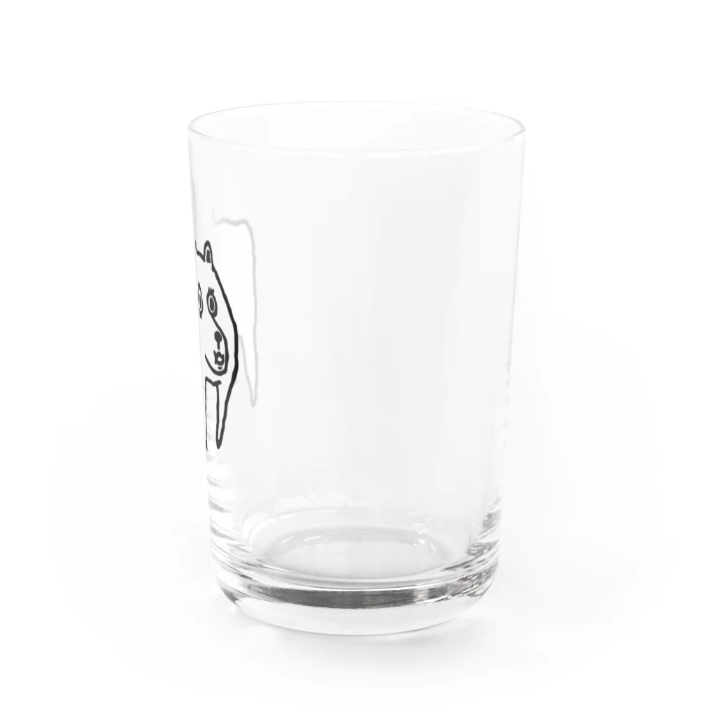 YTRのDOG Water Glass :right