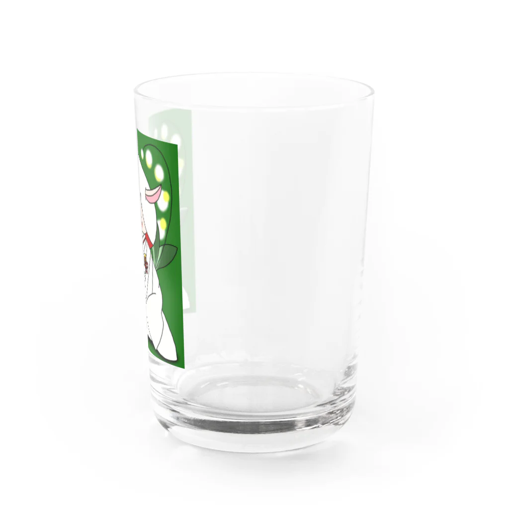 こつめちゃんのおみせの鈴蘭とウサギ Water Glass :right