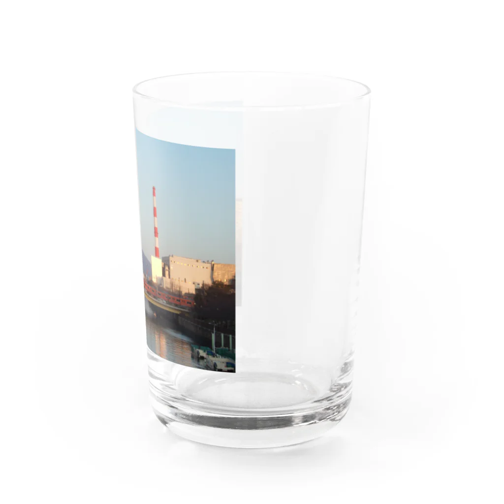 yongyongの赤白煙突とさよなら201系環状線 Water Glass :right