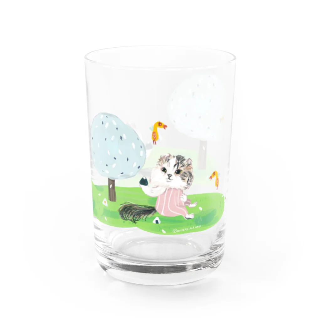 wokasinaiwoのおにぎり祭りミロちゃん Water Glass :right