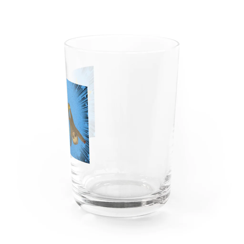 ナマケモノのナマケモノでいいんだよ Water Glass :right