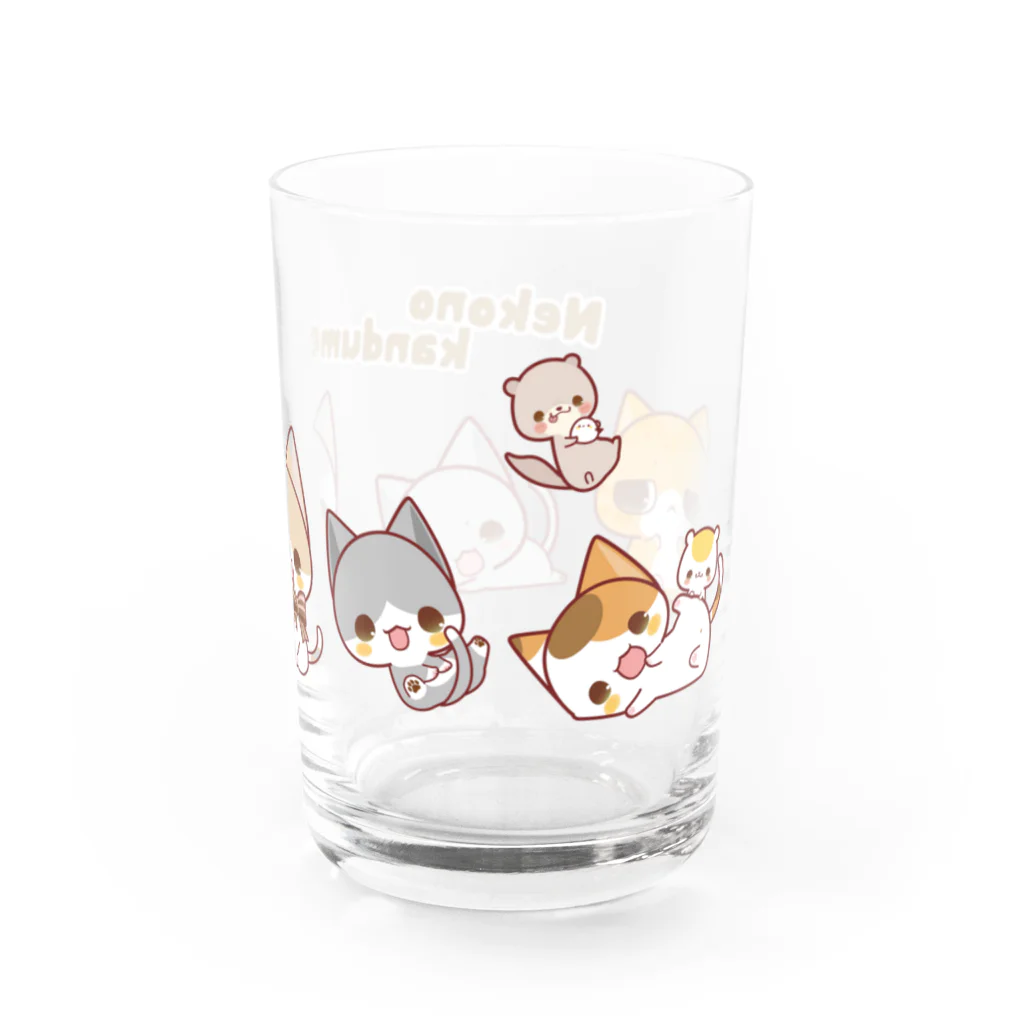 aska/ねこのかんづめのにゃんこたち Water Glass :right