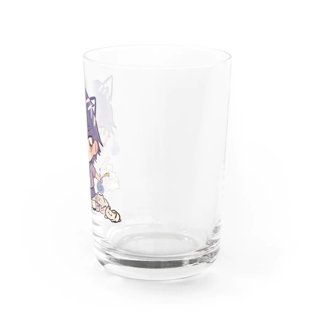 猫ガエルの猫又ｸﾝ Water Glass :right