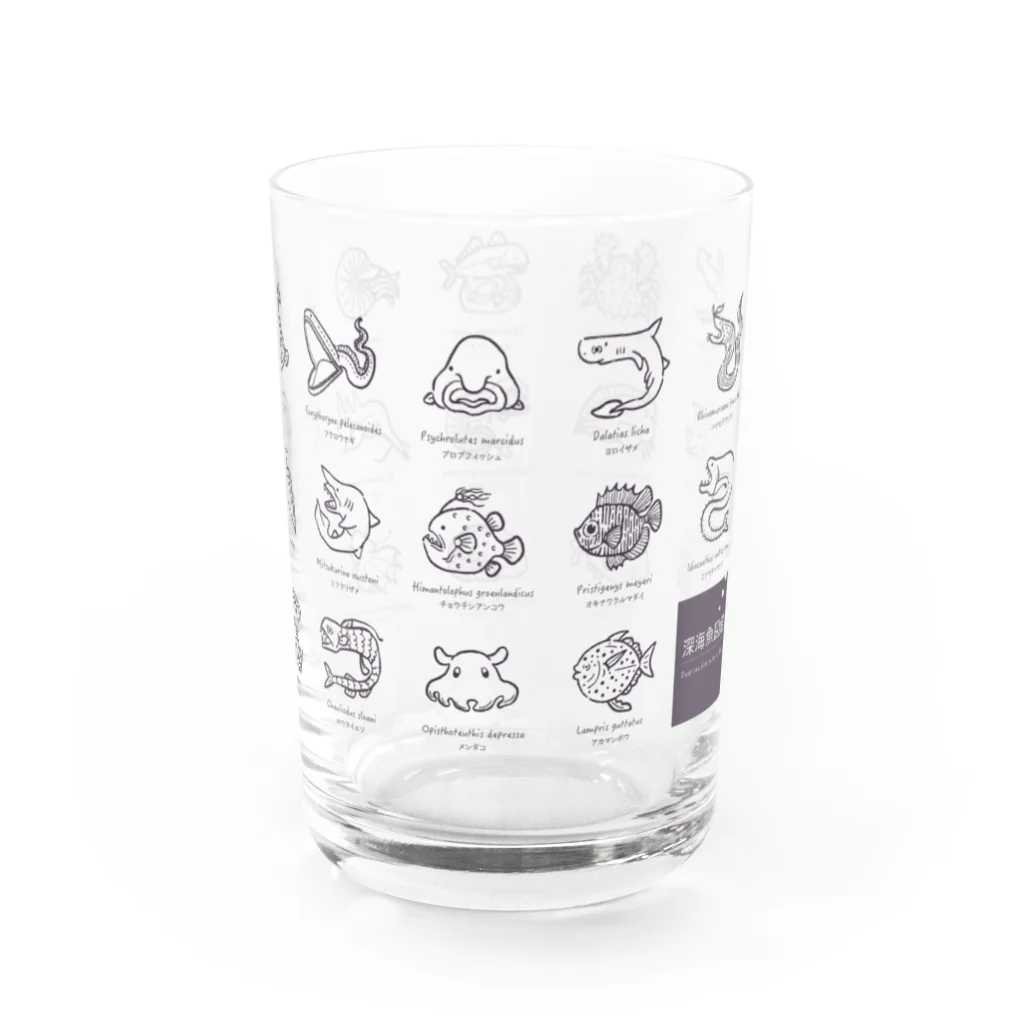 mincruの深海魚図鑑 Water Glass :right