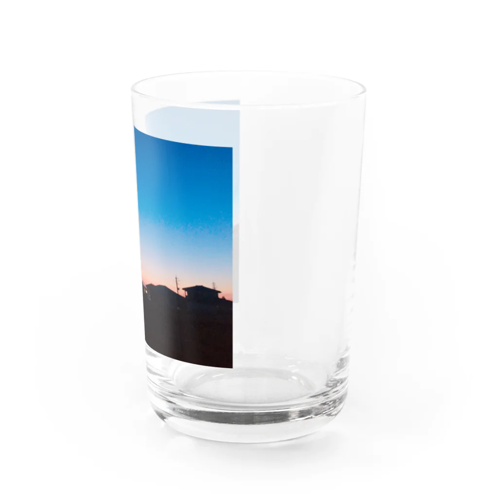 きょうは、なにをきようか。の夕焼けが綺麗だったから Water Glass :right