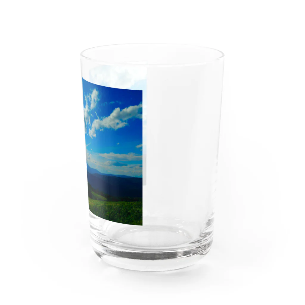 今日も酒がうめえの青空 Water Glass :right