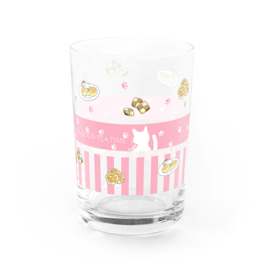 yoshiikanのティータイム(ピンク) Water Glass :right