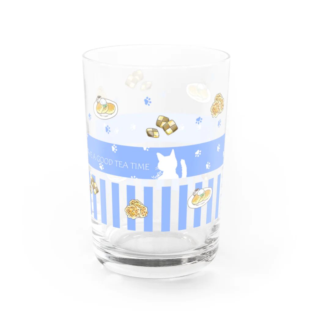 yoshiikanのティータイム(水色) Water Glass :right