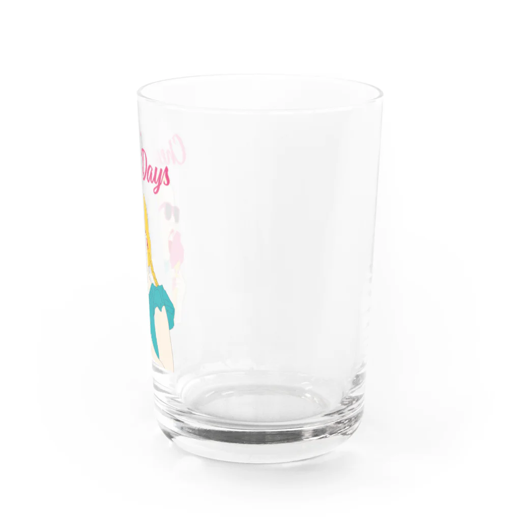 eVerY dAY,CHeAT dAY!のチートデイズ　アイスクリームガール Water Glass :right