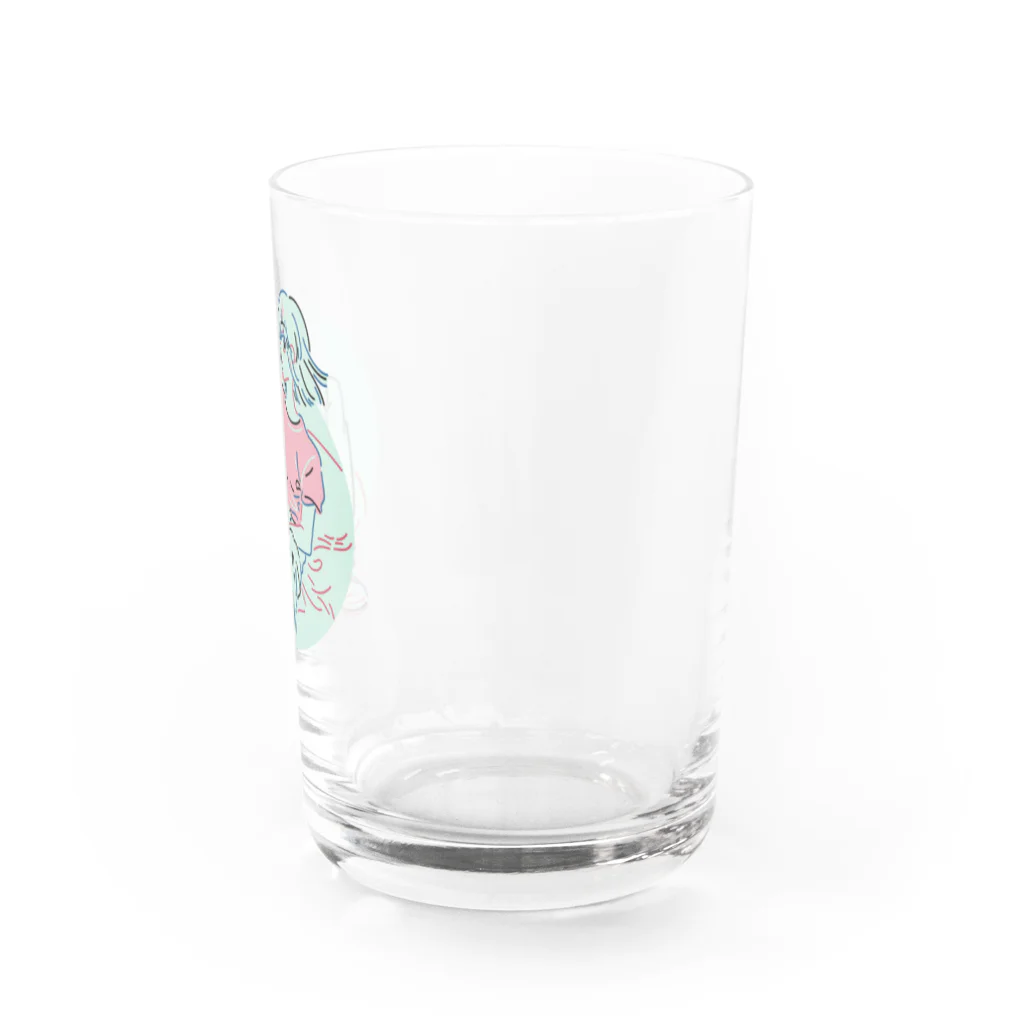 百瀬ガンジィのゴキゲンSHOPの夏スニーカー(水色) Water Glass :right
