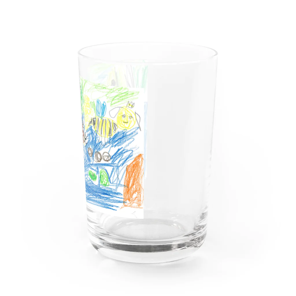 おもしろストアのmushi_san Water Glass :right