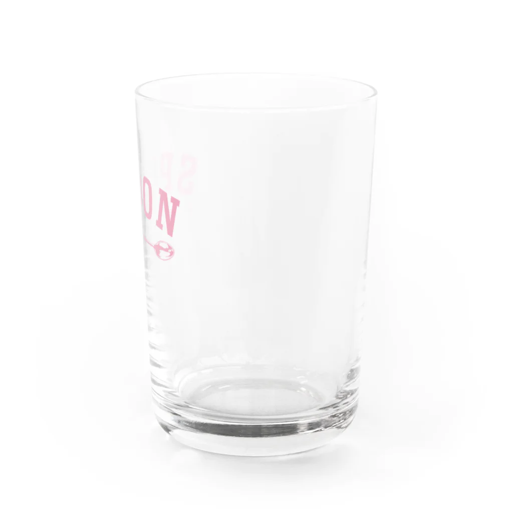 LONESOME TYPE ススのSPOON (PINK) Water Glass :right