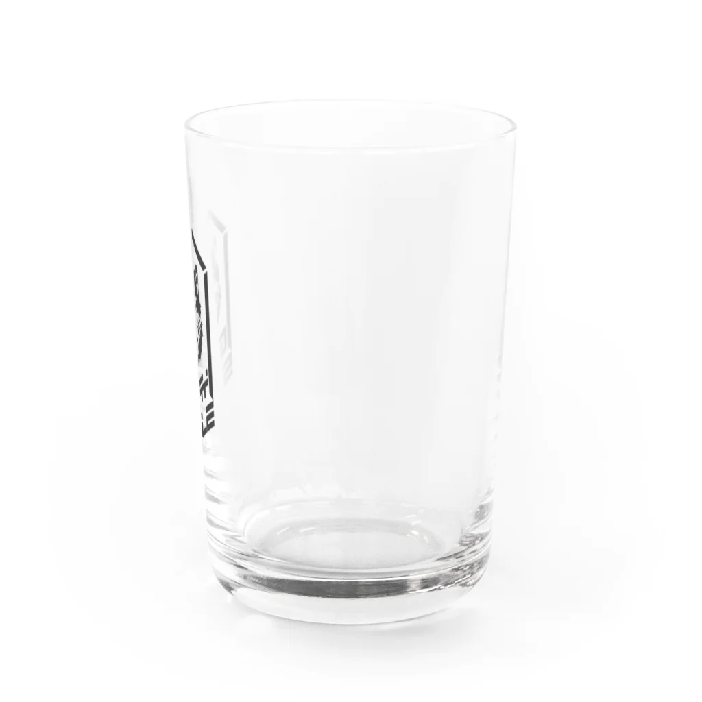 PoooompadoooourのGRAY SCALE エンブレム Water Glass :right