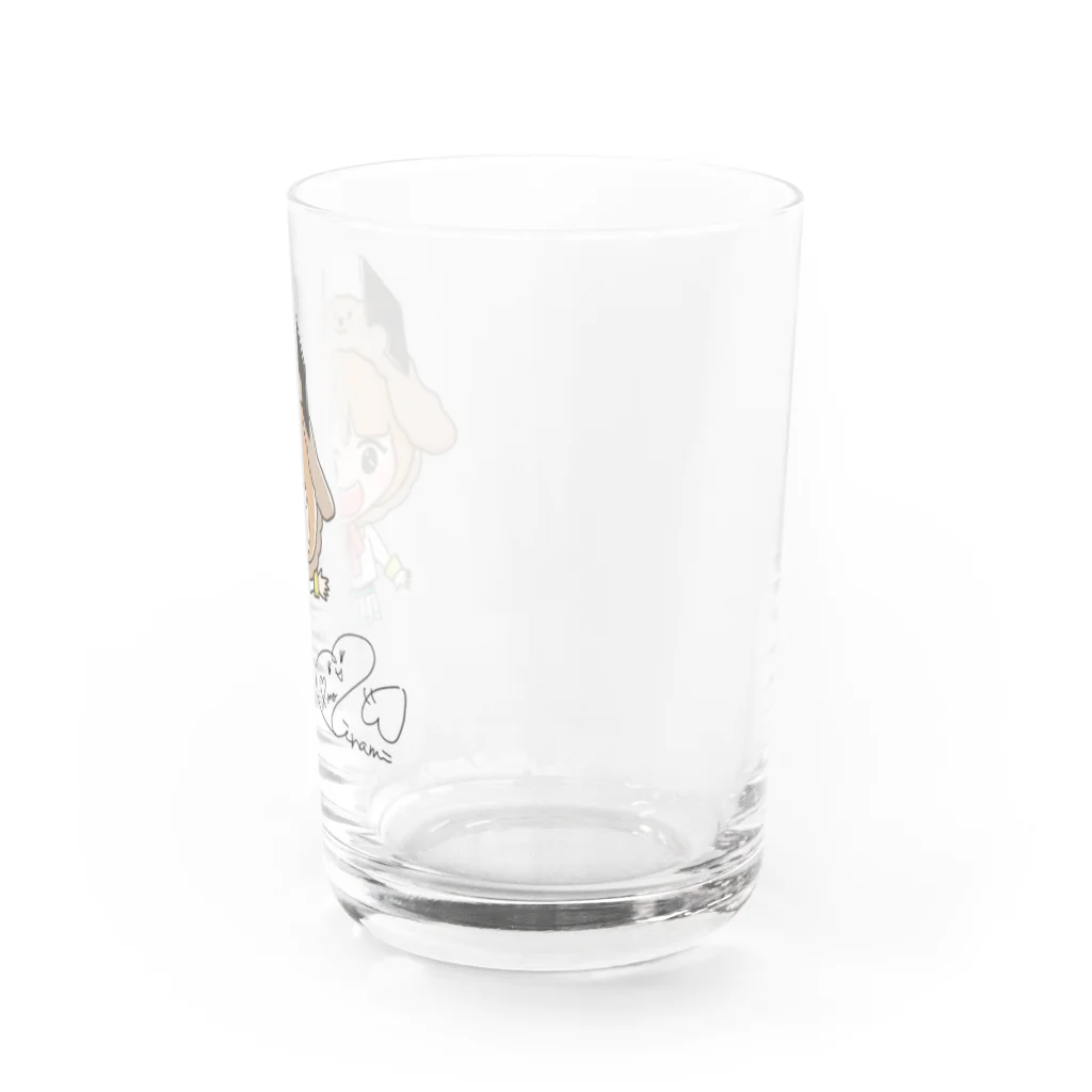 minami-momoのクロスリンク公式アンバサダー記念♡ グラス右面