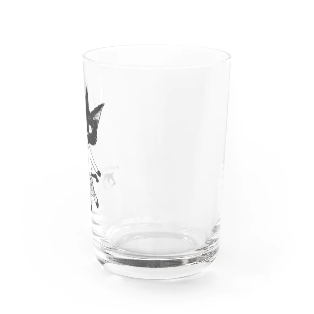 ウィスキー パブ ノワール【グッズ開発部】のノワール店員くろべぇくん Water Glass :right