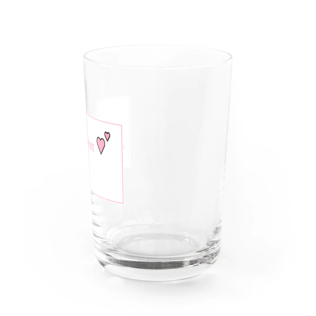 Berry`s BerryのI love you Mom Water Glass :right