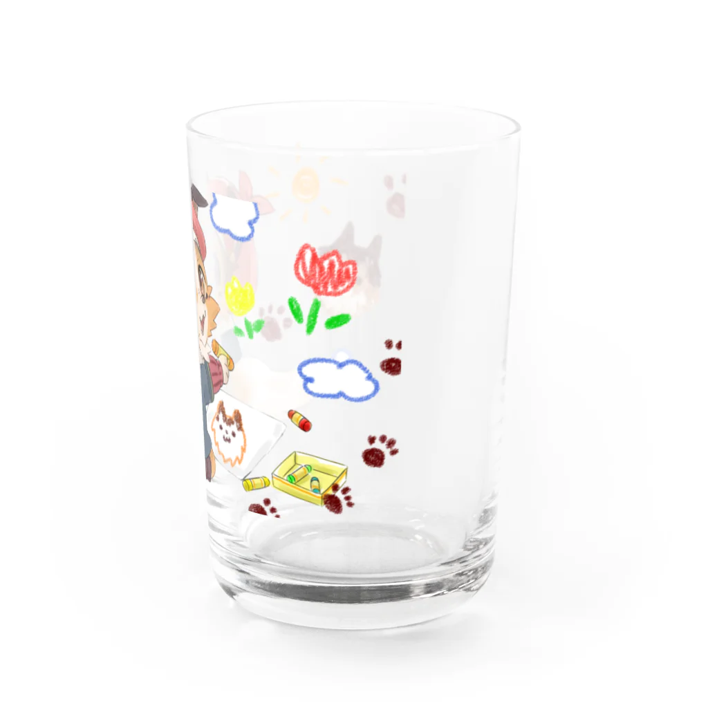 かぼす🍁《ダメわんこ系VTuber》 の子どもかぼすん Water Glass :right