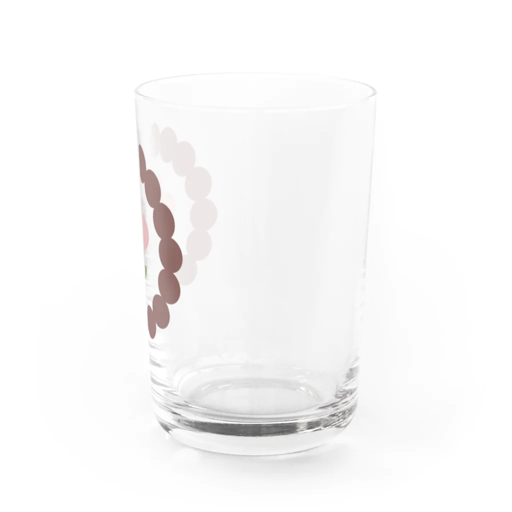 Söpöのピンクのサークルグラス Water Glass :right