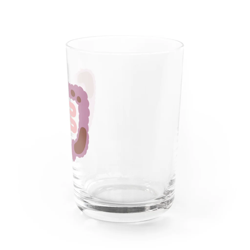 8anna storeの人体のなぞ。便がたまった大腸。 Water Glass :right