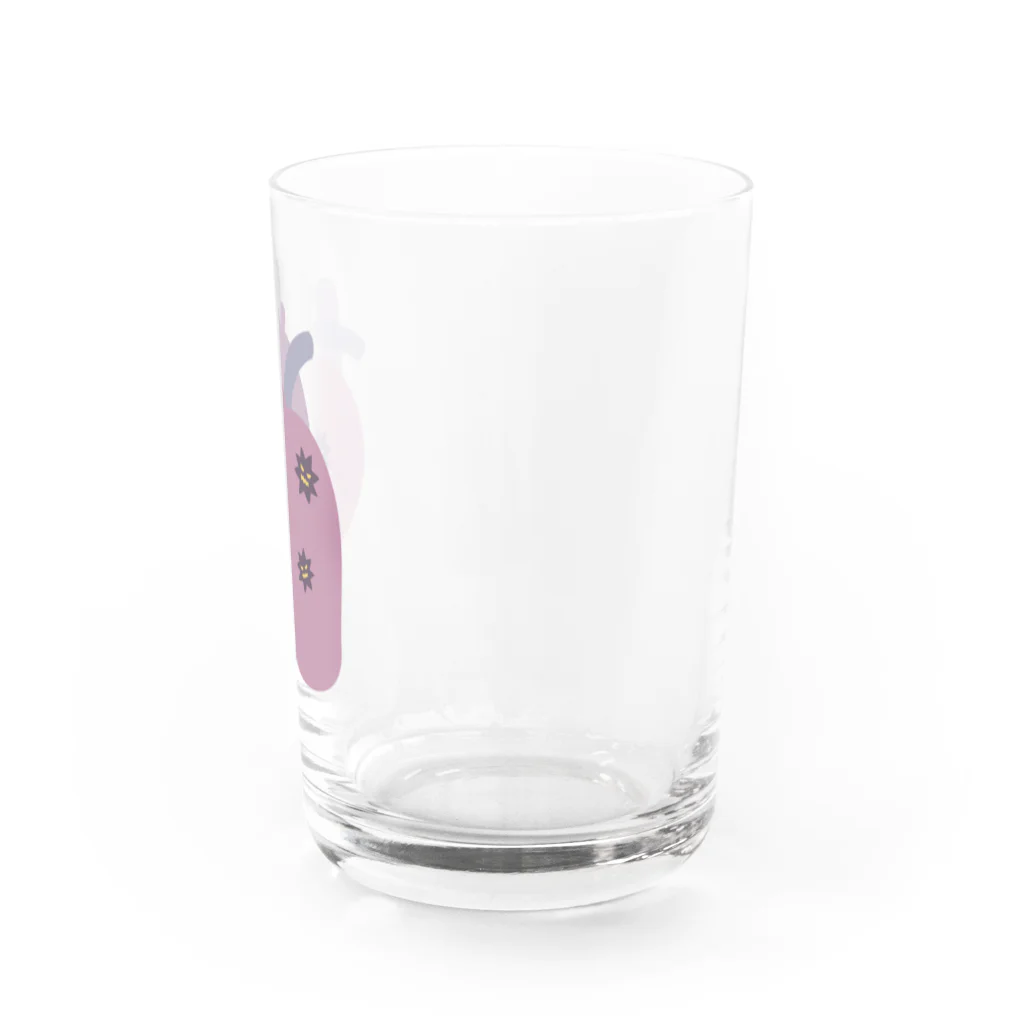 8anna storeの人体のなぞ。菌に支配された心臓。 Water Glass :right