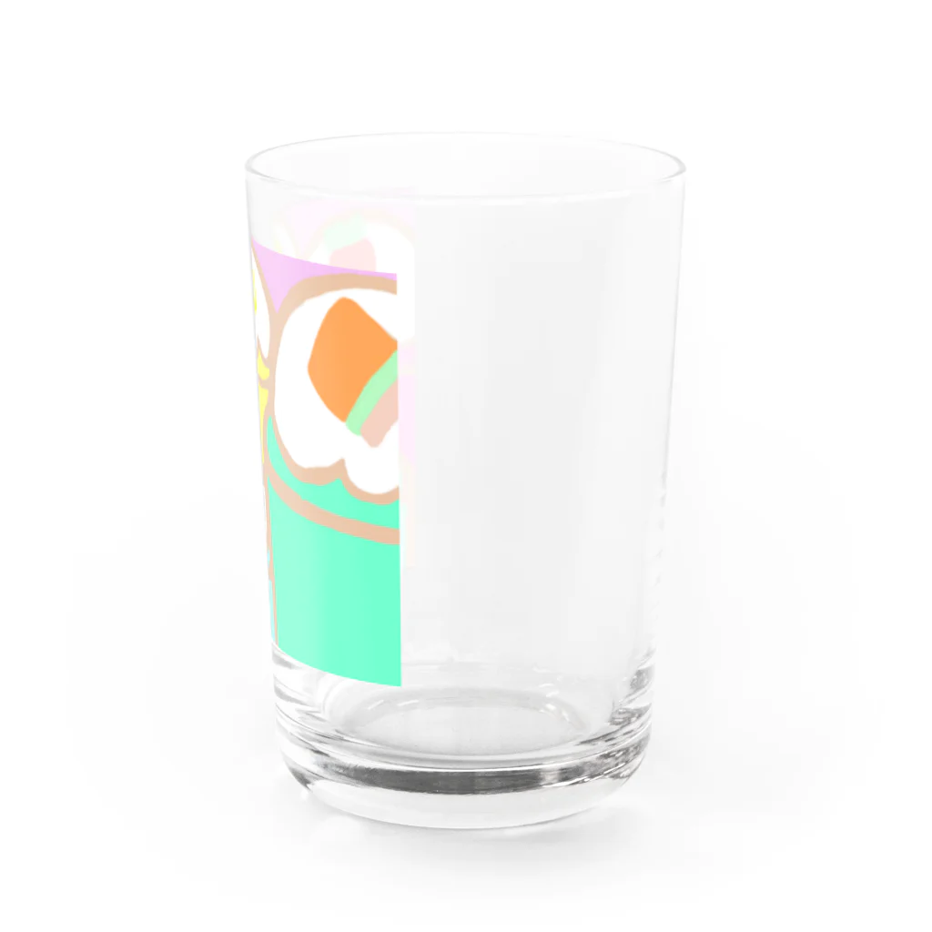 melonchocoのたくさんのソーダ Water Glass :right