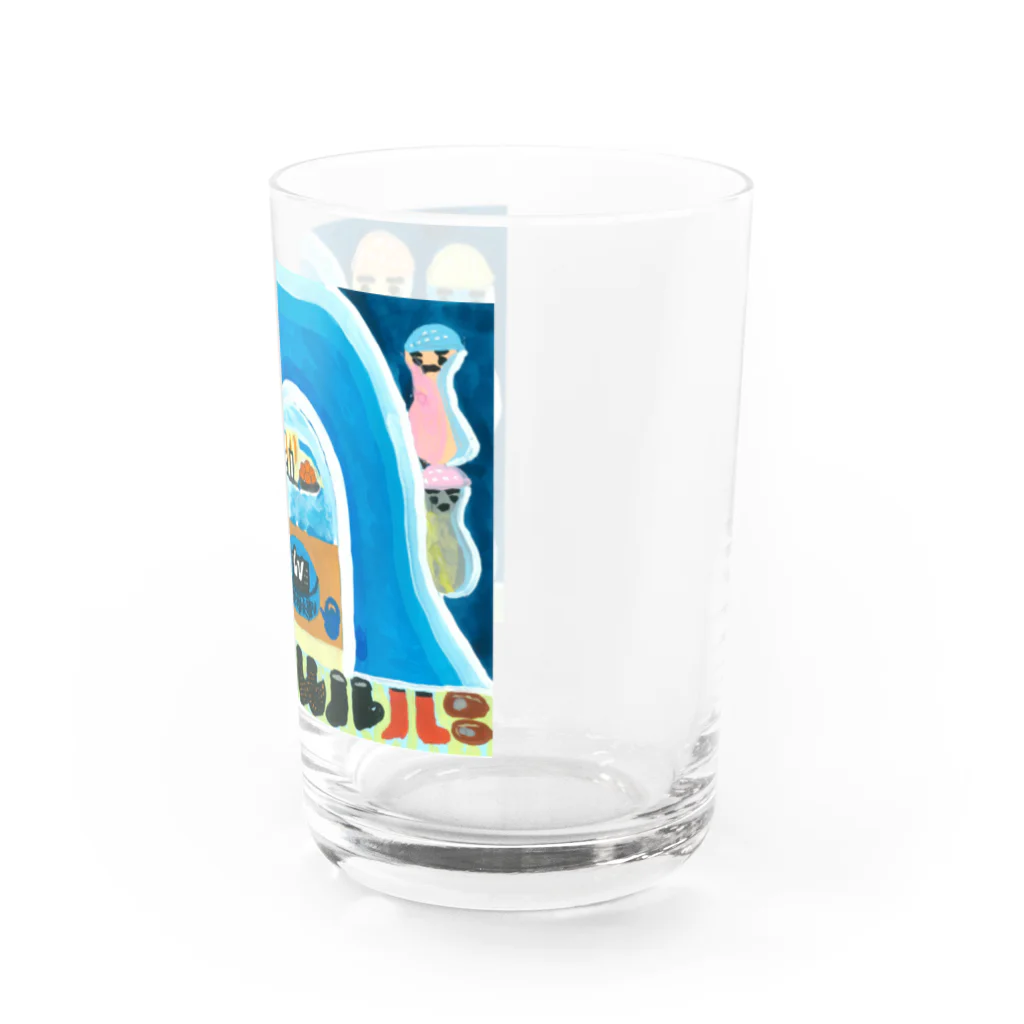 futaba_npoの青いかまくら Water Glass :right