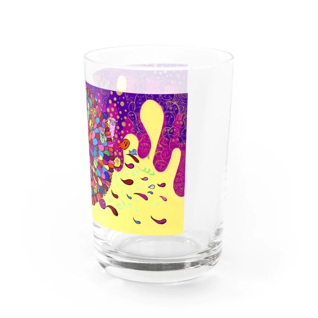 なるしまなるしの大きいお花 Water Glass :right