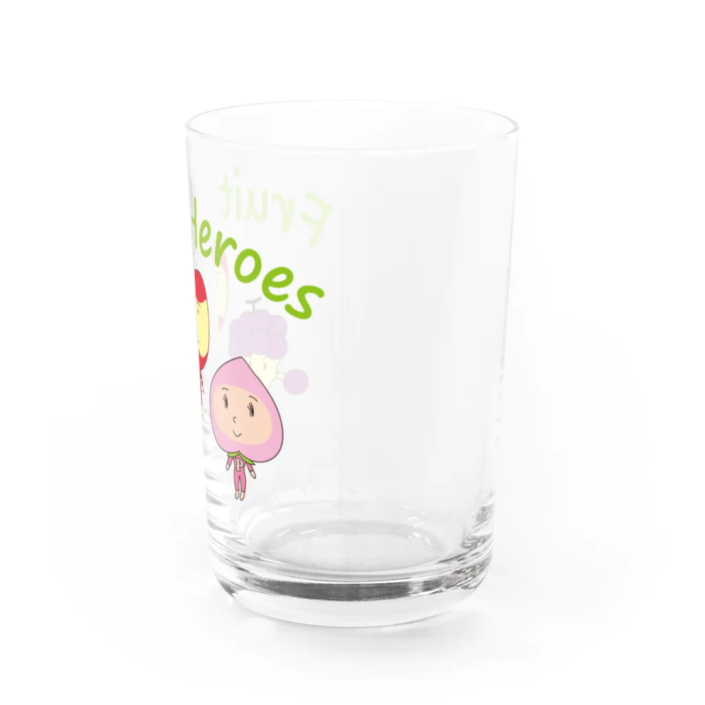 キッズモード某のフルーツヒーローズ Water Glass :right