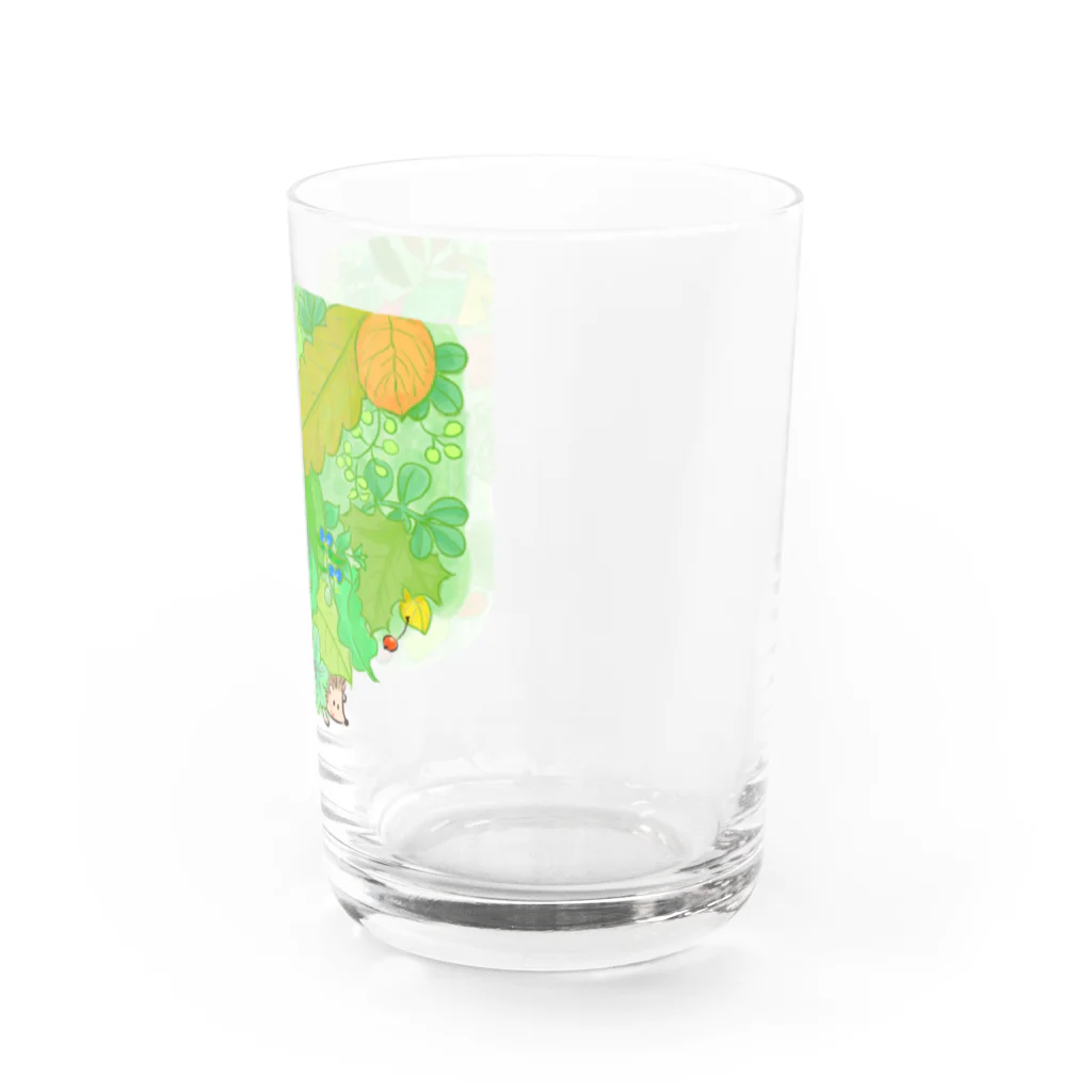 ＋kohの庭のハリネズミくん Water Glass :right