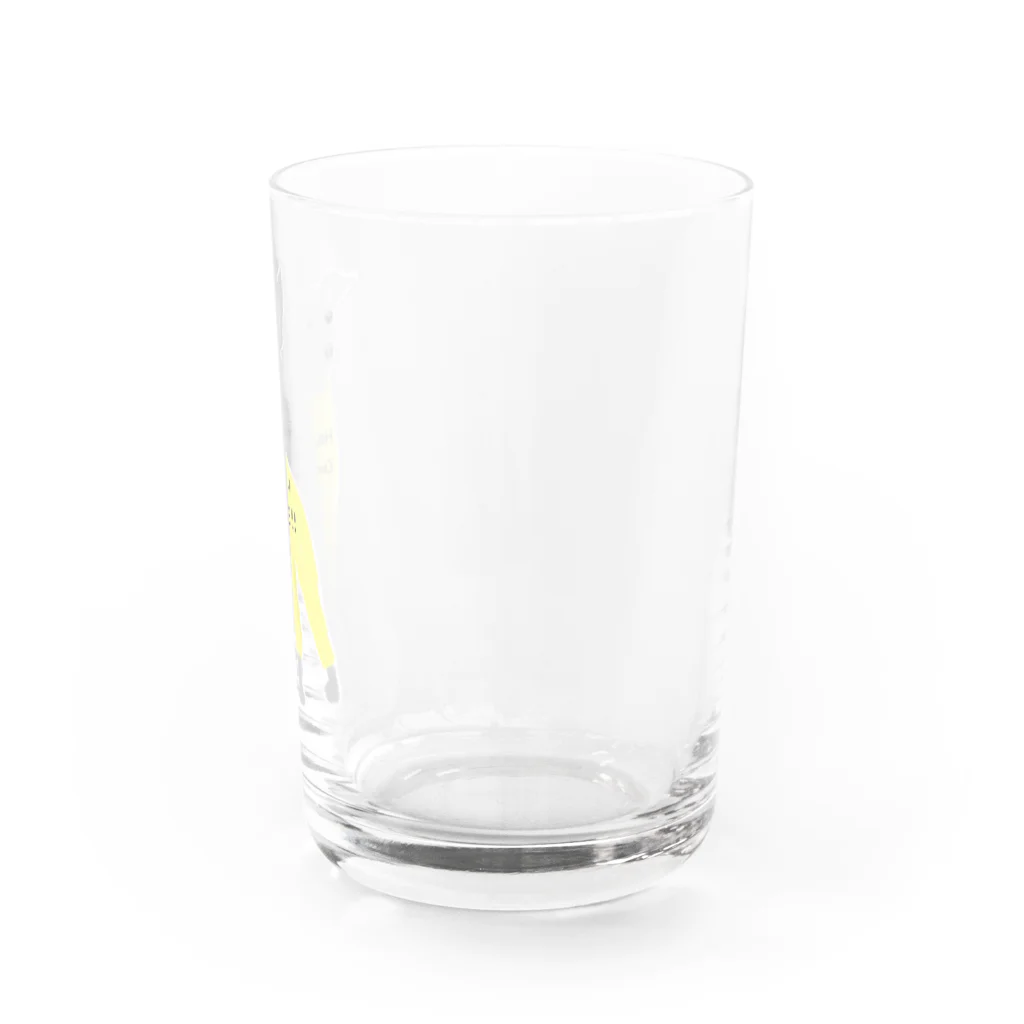 遥ん/犬顔絵　の「保護犬カフェ支援」グッズ シェリさん Water Glass :right