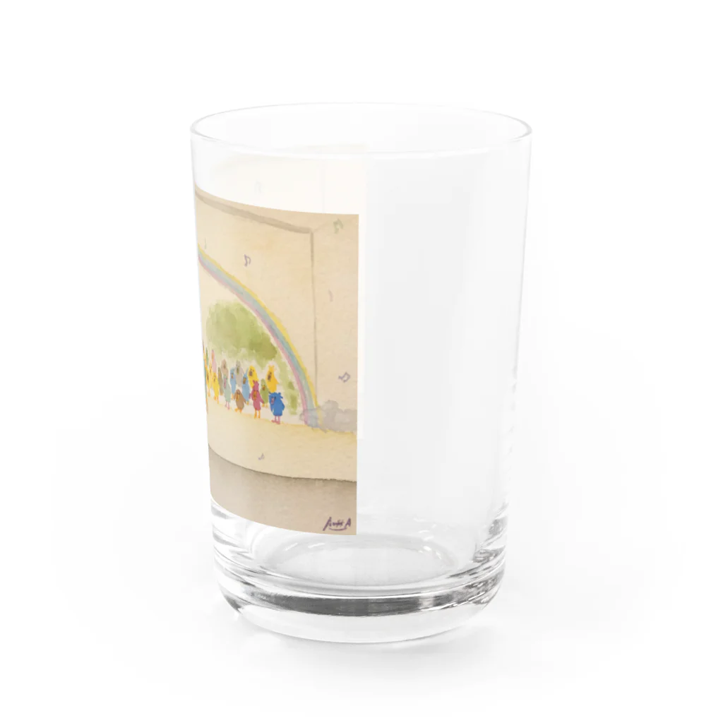 AnkkA(アンッカ）の店のあひるの合唱 Water Glass :right