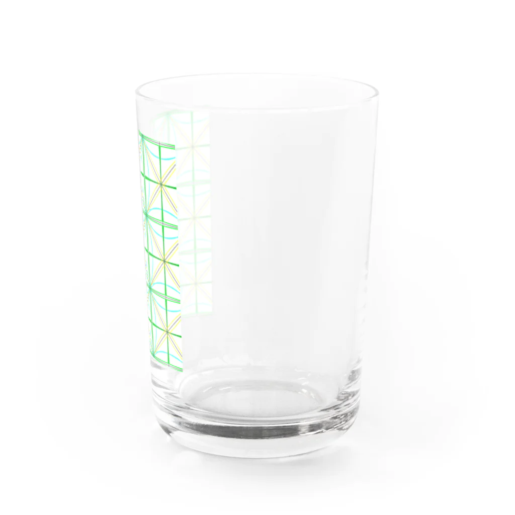 へたへたの曲線入り Water Glass :right