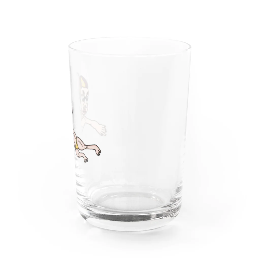 oekaki/ROUTE ONEの【水泳】ROUTE ONE Water Glass :right