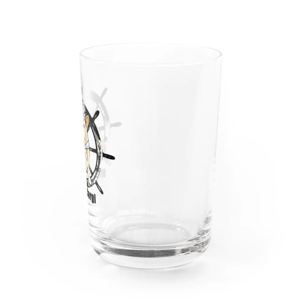 犬グッズの店しえるぶるーのマリンだワン　コーギー Water Glass :right