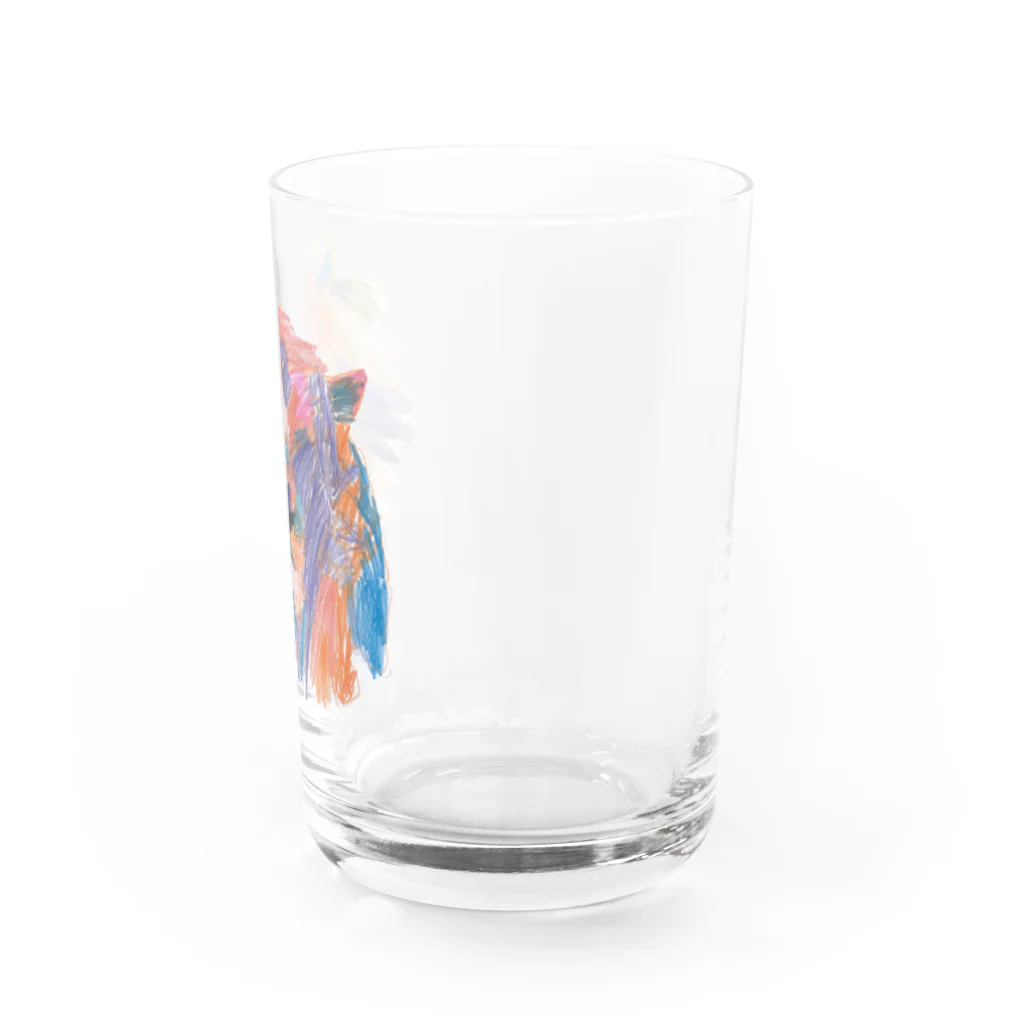 futaba_npoの憂うライオン Water Glass :right