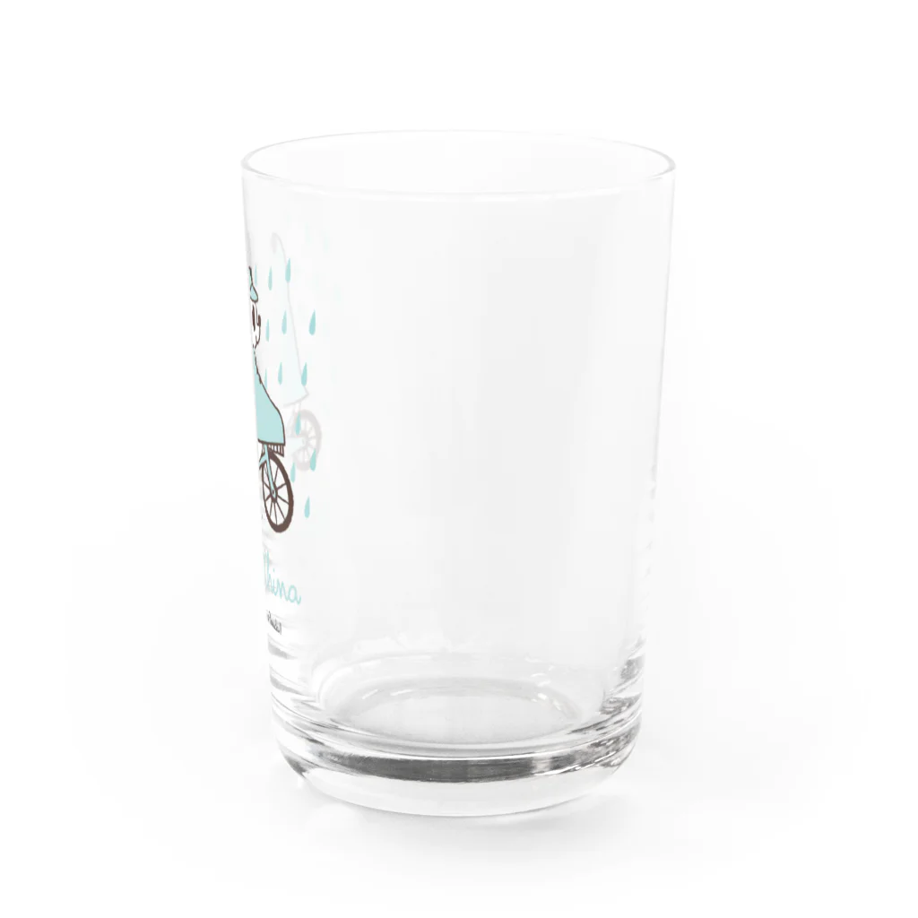 キッチュのレインコートパンダ Water Glass :right