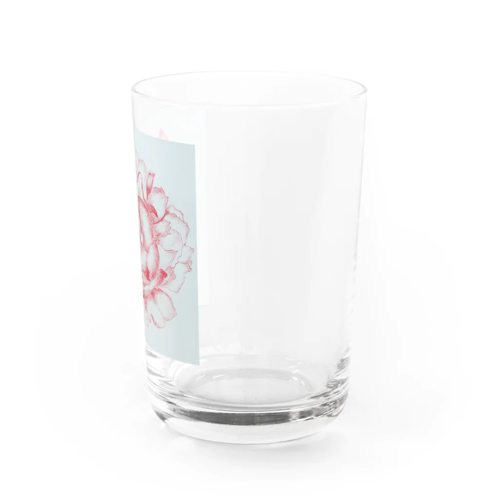 ピッチーの芍薬 peony Water Glass :right