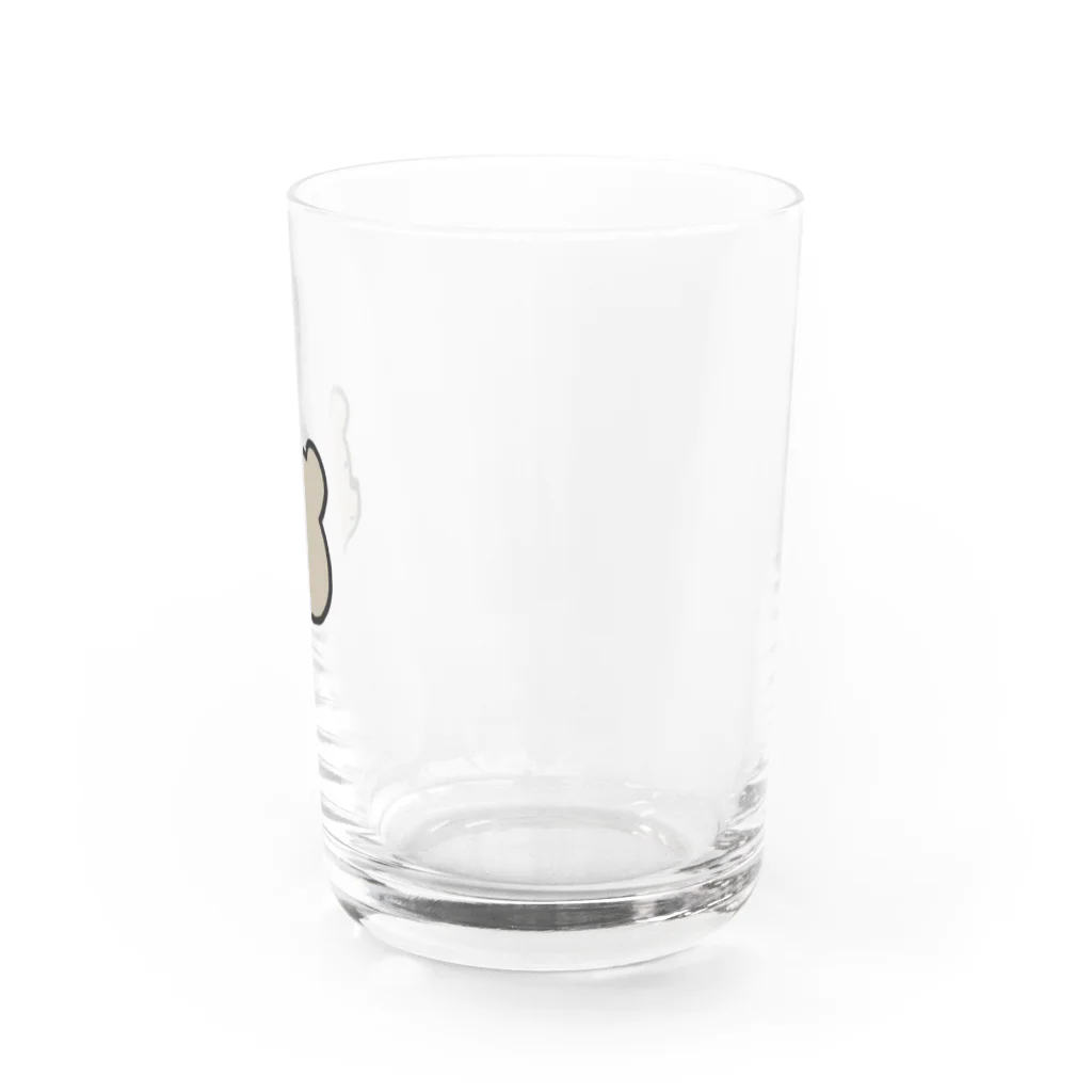 このえのぼんやりくまさん Water Glass :right