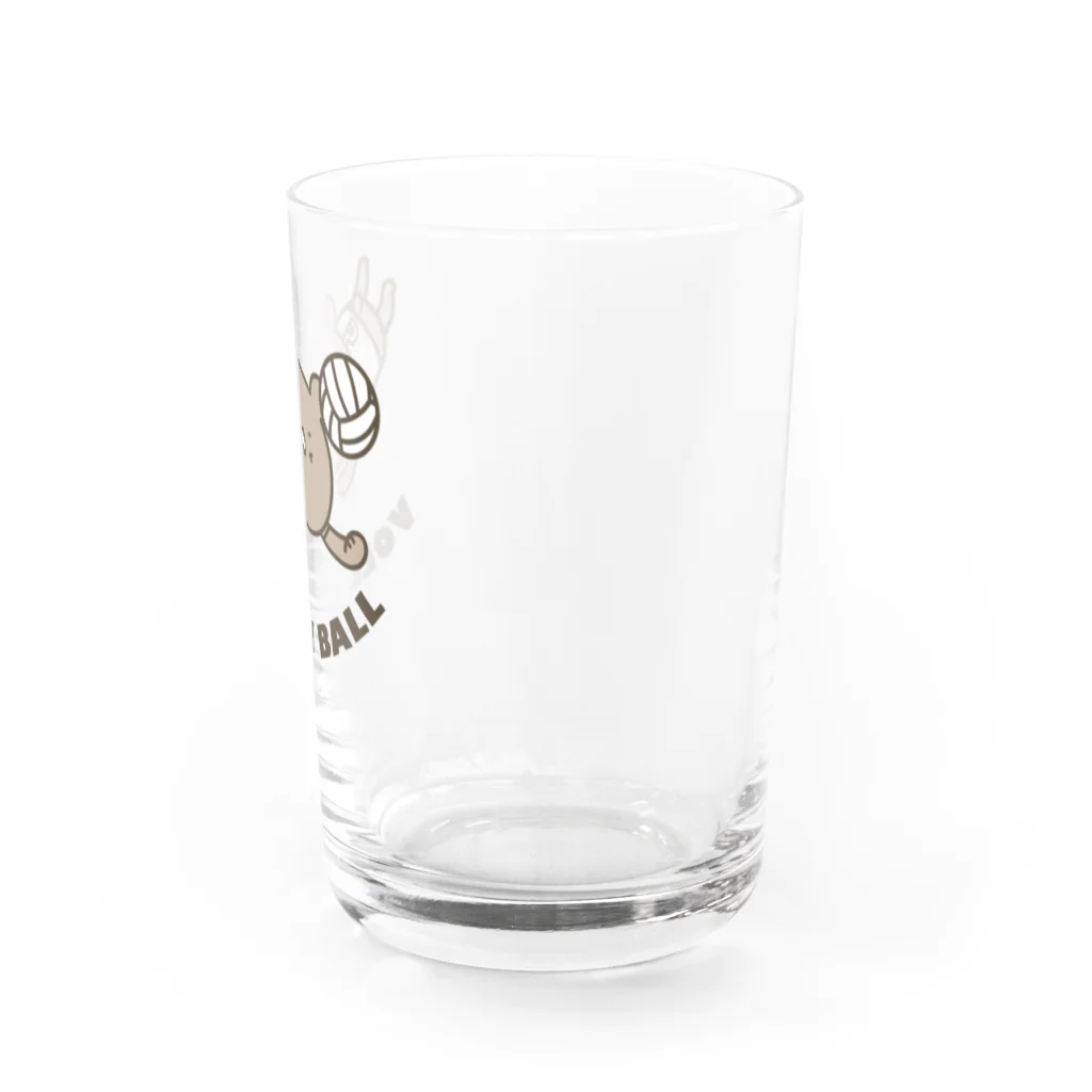 ユウィズのバレーボールくま Water Glass :right