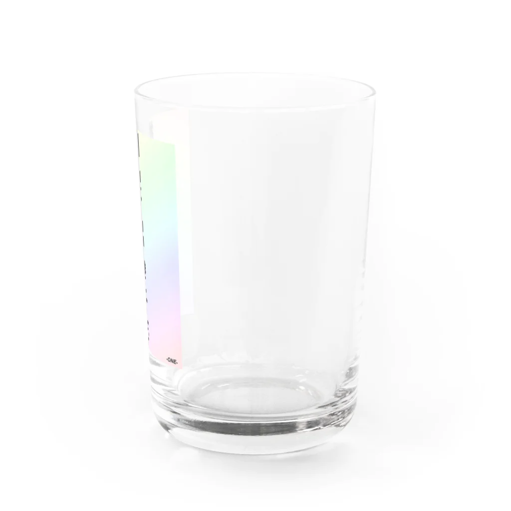 -ONE-の推し♡しか勝たん♡ Water Glass :right