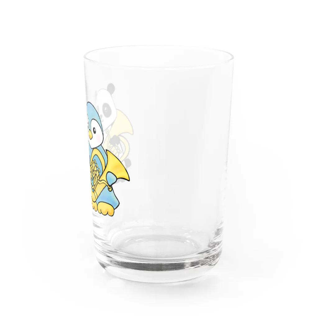 Happy Penguin 🐧のパンダとペンギンと Water Glass :right