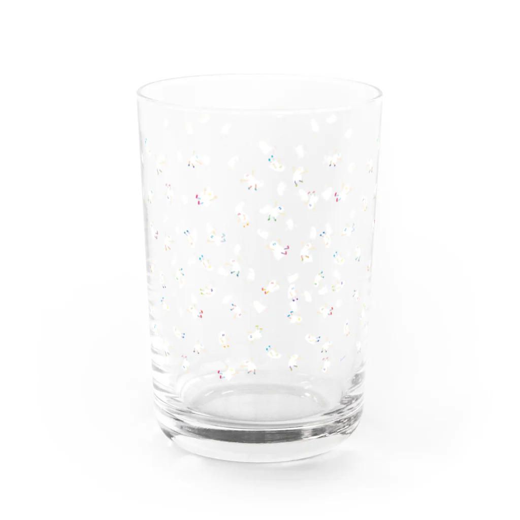 CHIMNEY雑貨店の飛んで落ちるななしのおばけちゃん Water Glass :right