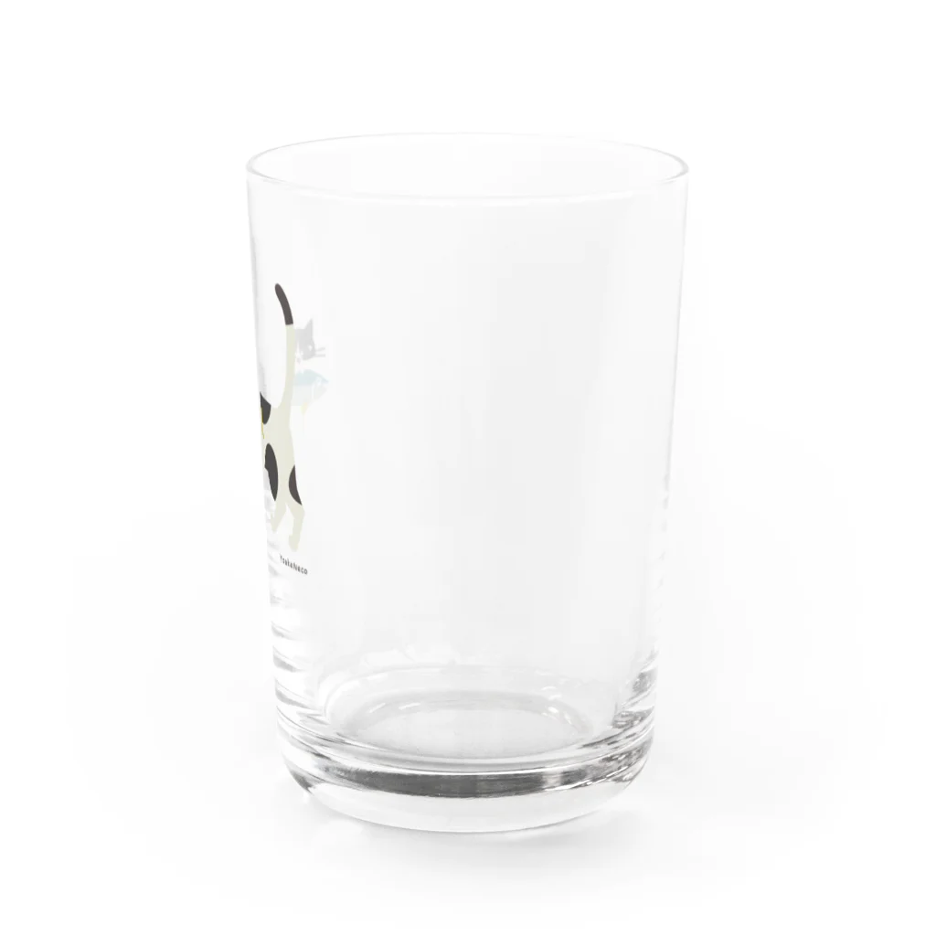 YoakeNecoのさばねこ Water Glass :right