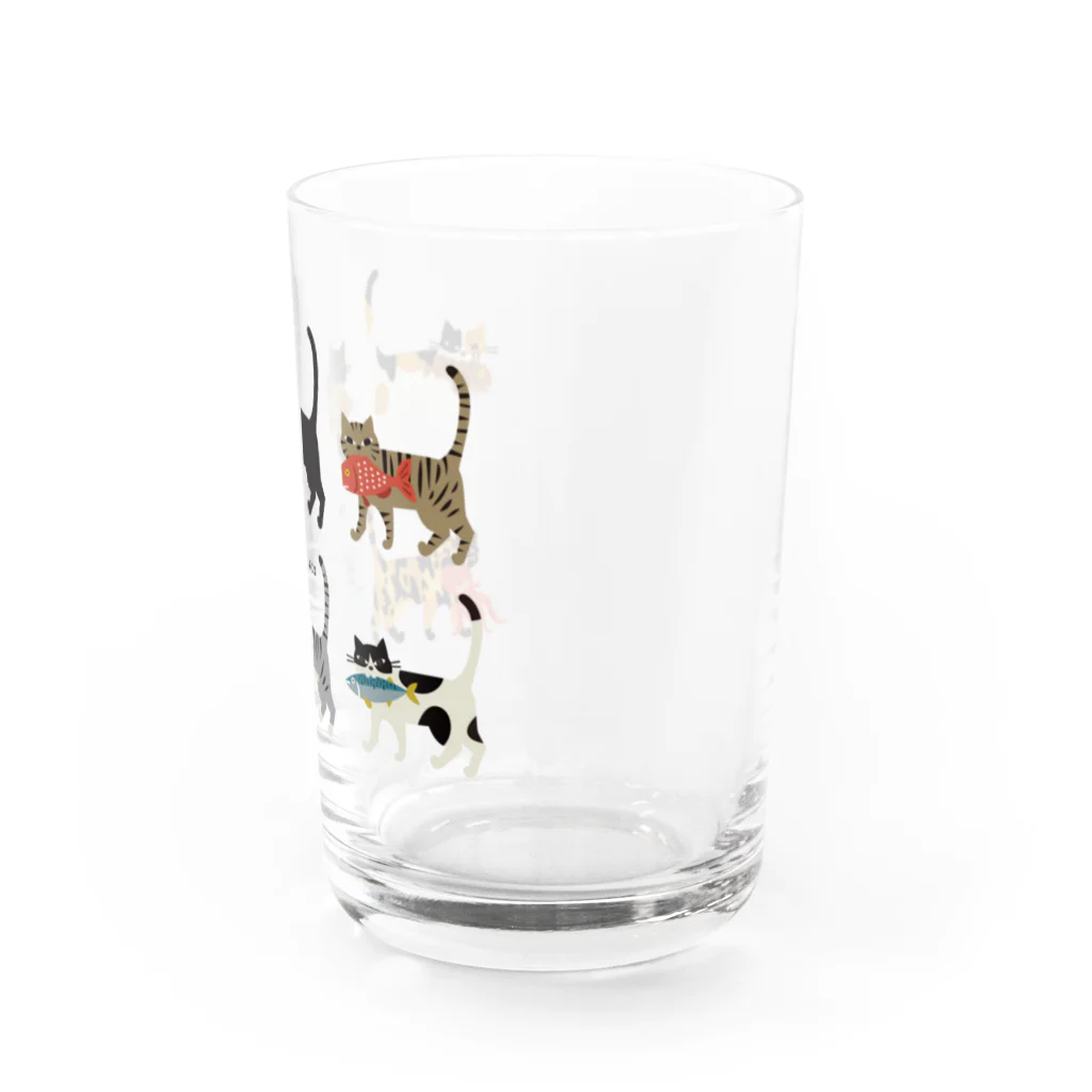 YoakeNecoのよあけねこ　集合 Water Glass :right