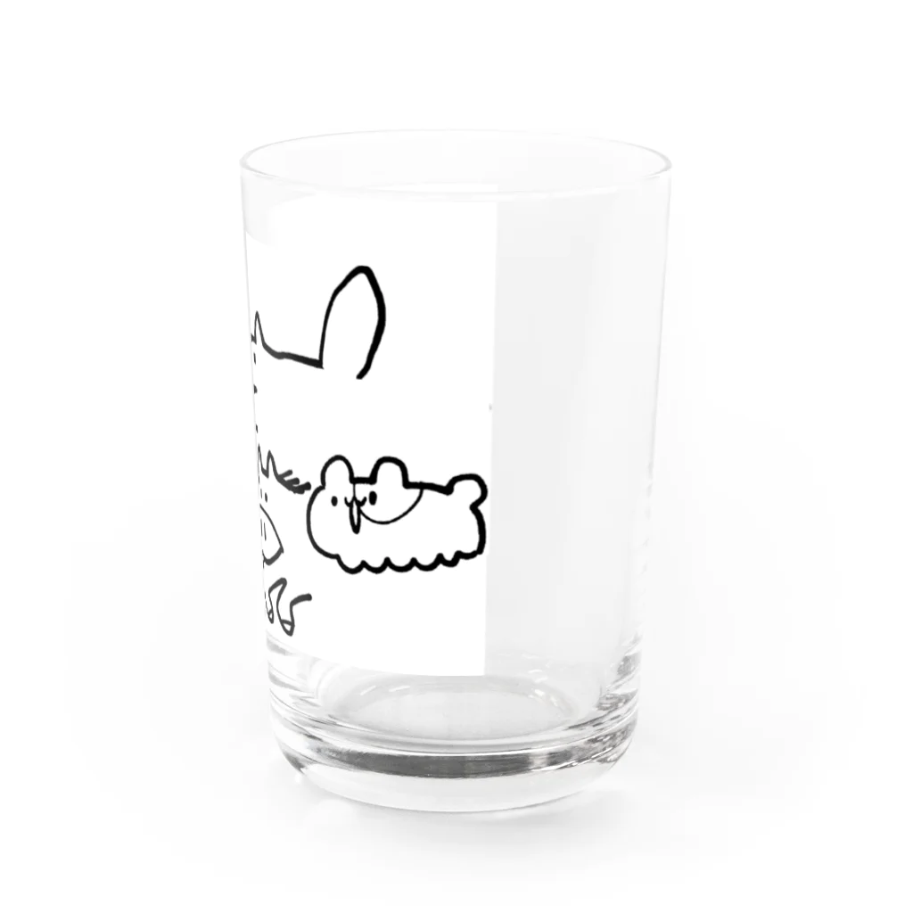 しょうろんぽうやさんの元気な動物 Water Glass :right