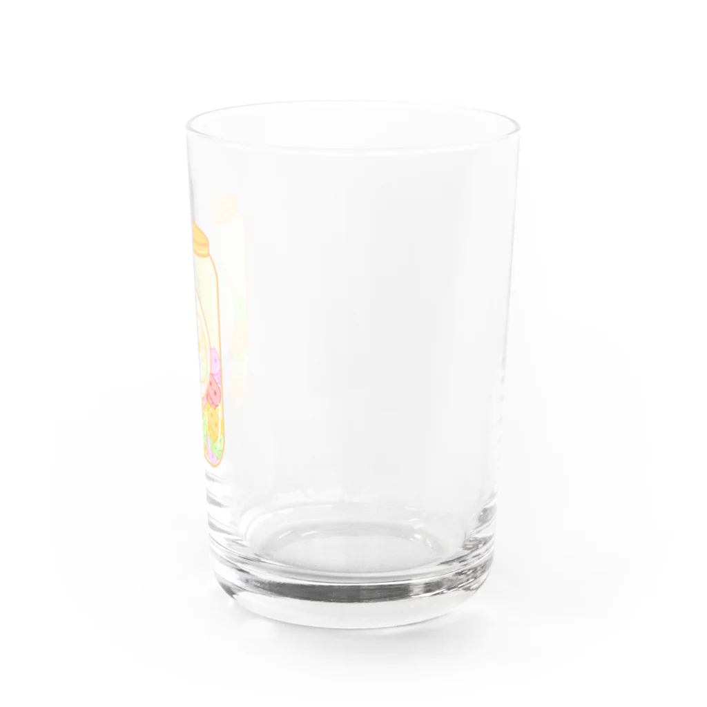 レオタードにゃんこ。のレオタードにゃんこ。ビーンズ Water Glass :right