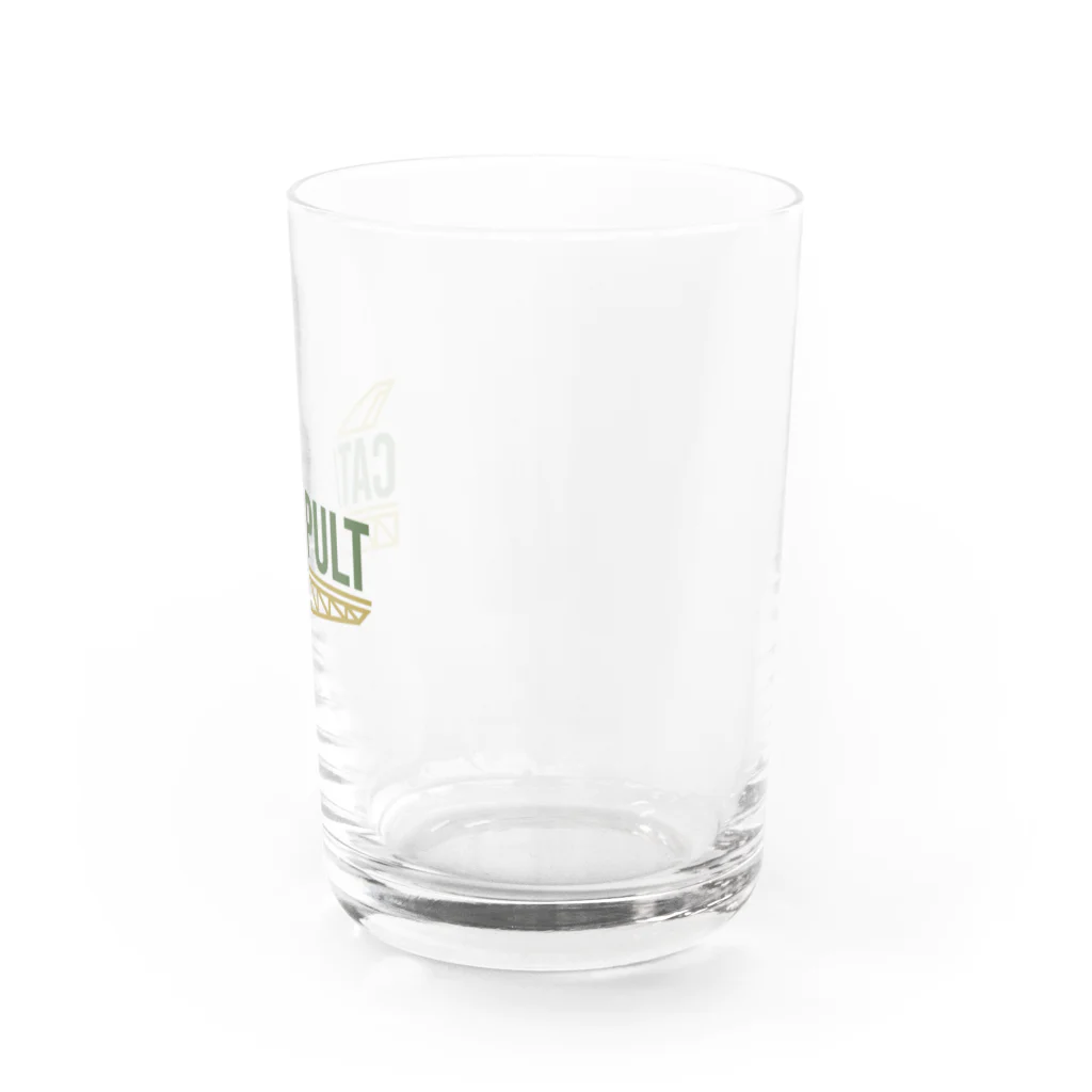 kimchinのカタパルト CATAPULT ロゴ Water Glass :right